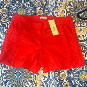 Jade Women's High Waist Red Shorts